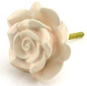 vintage ceramic rose knobs or porcelain pulls can be used as cupboard pulls, cabinet knobs, dresser drawer pulls and kitchen handles. The handmade ceramic rose knobs have subtle hand-painted details and vintage rose shape that make these knobs perfect for your shabby or country chic dcor. The knobs are hand molded and hand painted so there could be size and color shade variations.