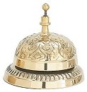 Solid Brass Victorian Style Service Desk Bell